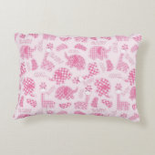 achtergrond van babymeisje accent kussen (Achterkant)