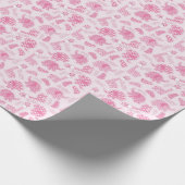 achtergrond van babymeisje cadeaupapier (Hoek)