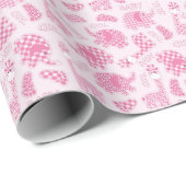achtergrond van babymeisje cadeaupapier (Rol Hoek)