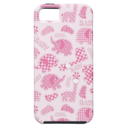 achtergrond van babymeisje Case-Mate iPhone case (Achterkant)