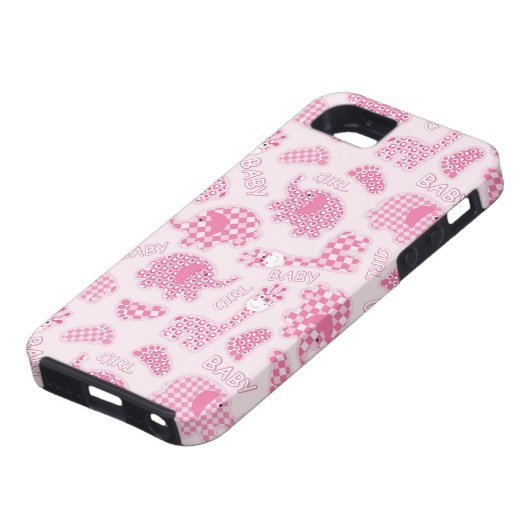 achtergrond van babymeisje Case-Mate iPhone case (Onderkant)