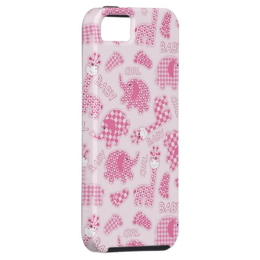 achtergrond van babymeisje Case-Mate iPhone case (Back/Rechts)