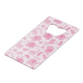 achtergrond van babymeisje creditkaart flessenopener (Achterkant Gekanteld)