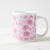 achtergrond van babymeisje grote koffiekop (Rechts)