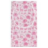 achtergrond van babymeisje klein cadeauzakje (Achterkant)