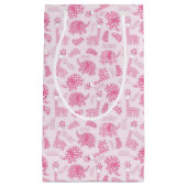 achtergrond van babymeisje klein cadeauzakje (Voorkant)