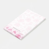 achtergrond van babymeisje post-it® notes (Schuin)