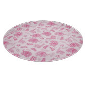 achtergrond van babymeisje snijplank (Hoek)