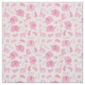 achtergrond van babymeisje stof (Swatch)