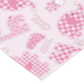 achtergrond van babymeisje tafelkleed (Gekanteld)