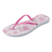 achtergrond van babymeisje teenslippers (Schuin)