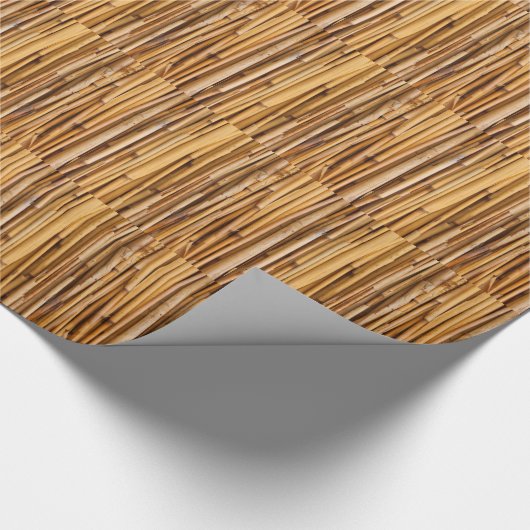 Achtergrond van Bamboe Cadeaupapier (Hoek)