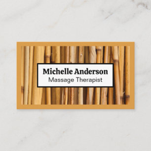 Achtergrond van Bamboe Visitekaartje
