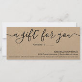 Achtergrond van bedrijfscadeaucertificaat (Voorkant)