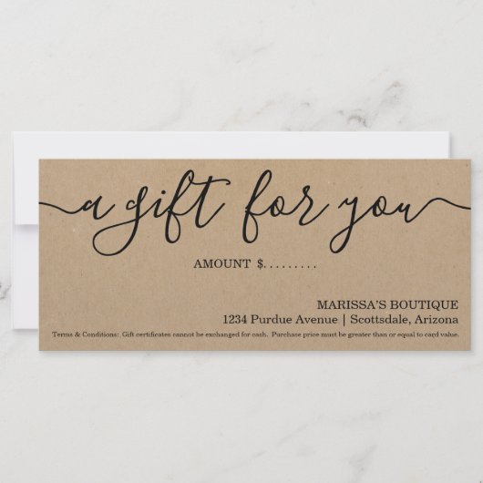 Achtergrond van bedrijfscadeaucertificaat (Voorkant)