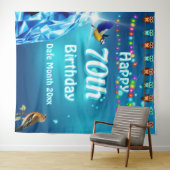 Achtergrond van Birthday Party | Diamond Glitter & Wandkleed (In Situ (horizontaal))