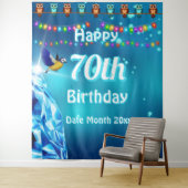 Achtergrond van Birthday Party | Diamond Glitter & Wandkleed (In situ)