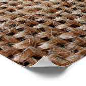 Achtergrond van bolap-hessian poster (Hoek)