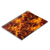 Achtergrond van brandweerpatroon notitieboek (Linkerzijde)