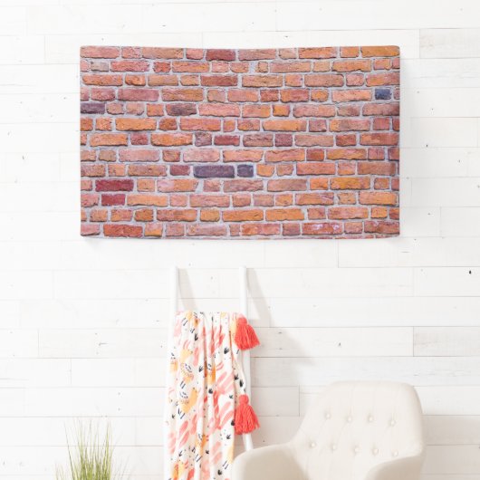 Achtergrond van brick-wand of achtergrond spandoek (Insitu)