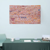 Achtergrond van brick-wand of achtergrond spandoek (Beurs)