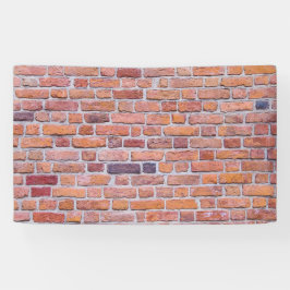 Achtergrond van brick-wand of achtergrond spandoek