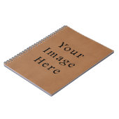 Achtergrond van  bruin leder-perkamentpapier notitieboek (Linkerzijde)