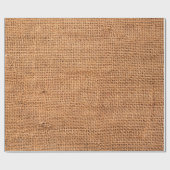 Achtergrond van bruine breidoek of rugdoek cadeaupapier (Vlak)