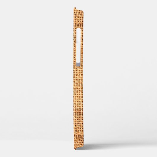 Achtergrond van bruine breidoek of rugdoek Case-Mate iPhone case (Achterkant / Links)
