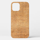 Achtergrond van bruine breidoek of rugdoek Case-Mate iPhone case (Achterkant)