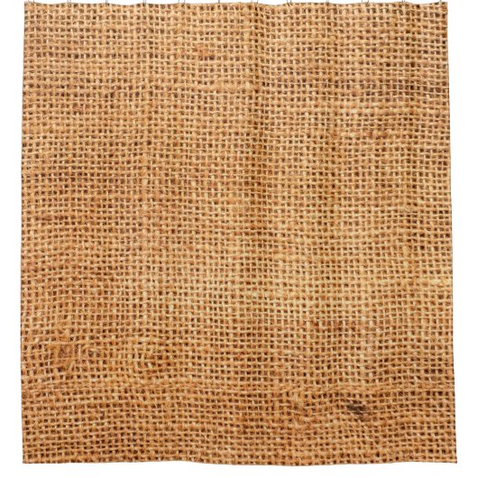 Achtergrond van bruine breidoek of rugdoek douchegordijn (Voorkant)