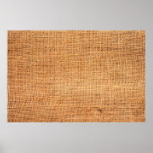 Achtergrond van bruine breidoek of rugdoek poster (Voorkant)