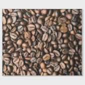 Achtergrond van bruine koffie cadeaupapier (Vlak)