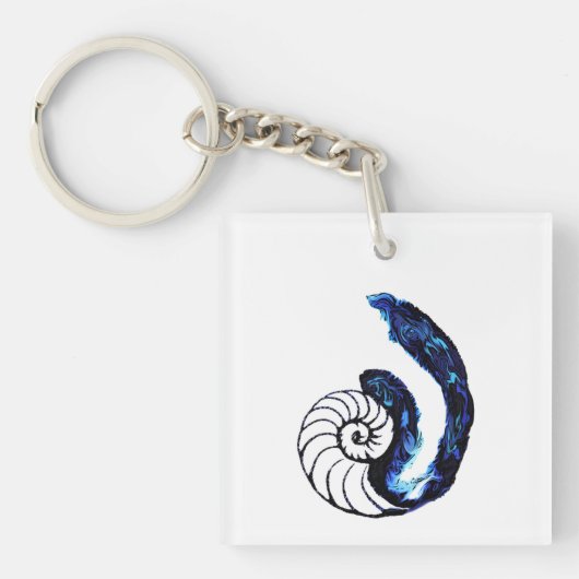 achtergrond van Cosima Tattoo Orphan Black Sleutelhanger (voorkant)