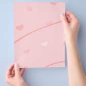 Achtergrond van Dainty Pink Flyer (Hand)