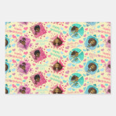 Achtergrond van de Amerikaanse meisjes Inpakpapier Vel (Voorkant 2)