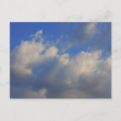 Achtergrond van de blauwe lucht. briefkaart (Voorkant)