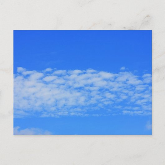 Achtergrond van de blauwe lucht. briefkaart (Voorkant)