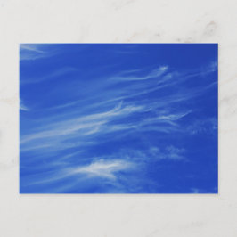 Achtergrond van de blauwe lucht. briefkaart