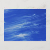 Achtergrond van de blauwe lucht. briefkaart (Voorkant)