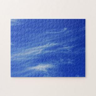 Achtergrond van de blauwe lucht. legpuzzel