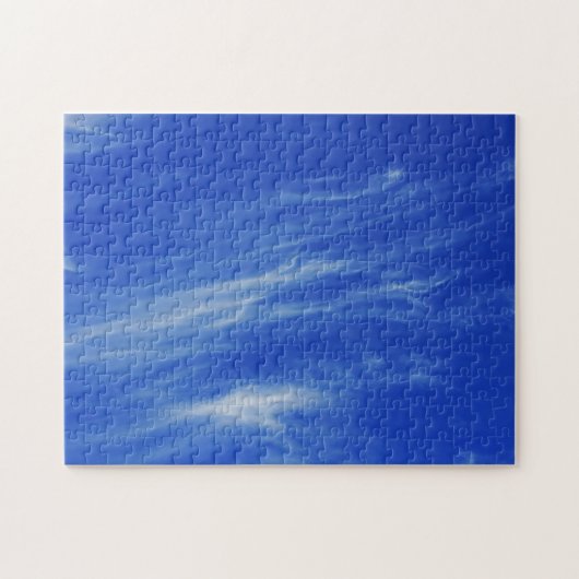 Achtergrond van de blauwe lucht. legpuzzel (Horizontaal)