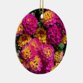 Achtergrond van de bloemen van lantana keramisch ornament (Rechts)
