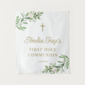 Achtergrond van de eerste communiqué van Greenery  Wandkleed (Voorkant)