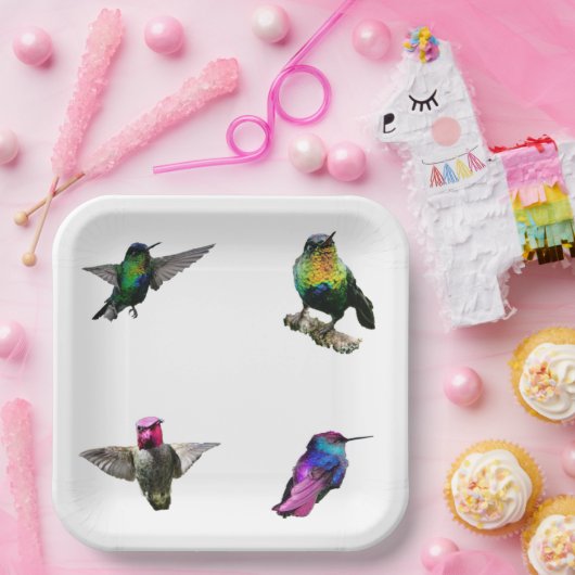 Achtergrond van de flessenhoed papieren bordje (Feest)