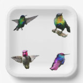 Achtergrond van de flessenhoed papieren bordje (Voorkant)