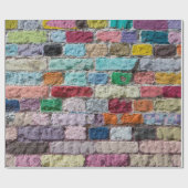 Achtergrond van de geverfde textuur van de kleuren cadeaupapier (Vlak)