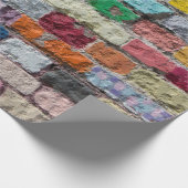 Achtergrond van de geverfde textuur van de kleuren cadeaupapier (Hoek)