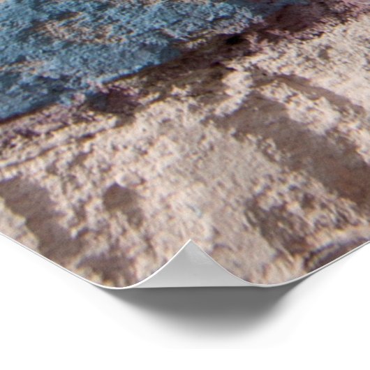 Achtergrond van de geverfde textuur van de kleuren poster (Hoek)