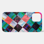 Achtergrond van de kleurenwaterverf met geometrisc Case-Mate iPhone case (Achterkant (horizontaal))